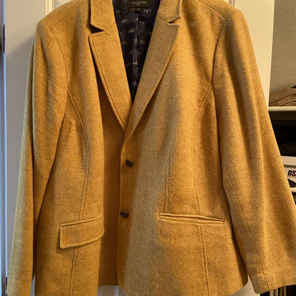 Talbots Mustard Yellow Women's Blazer